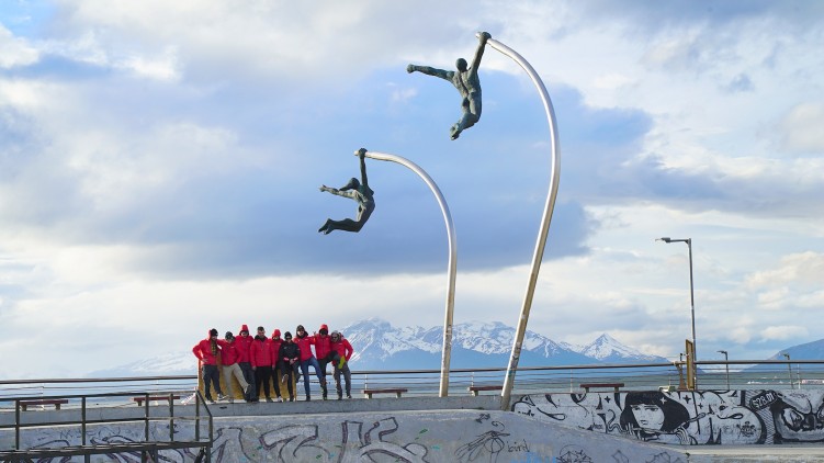 pomnik wiatru w Puerto Natale Chile